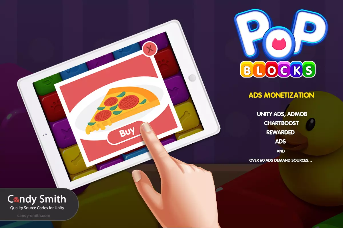 Pop Blocks Game template and engine, Systems